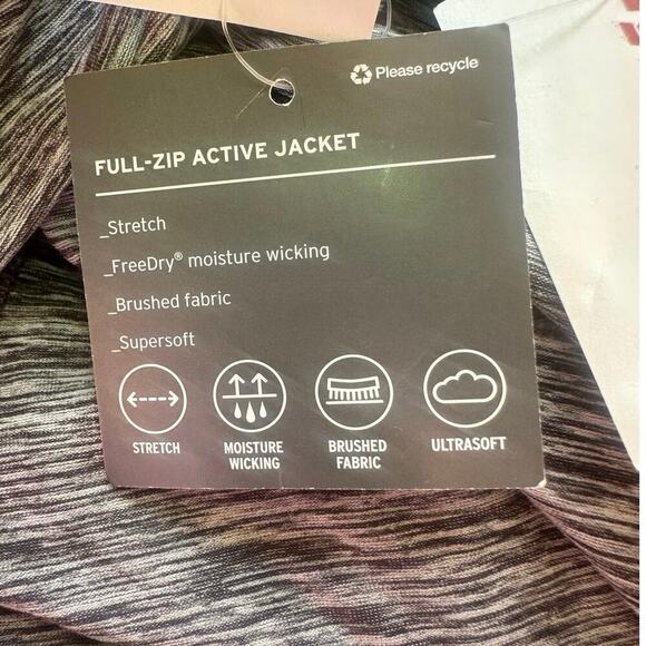 Eddie Bauer Women’s Full-Zip Active Jacket Heather Gray M - Picture 3 of 7